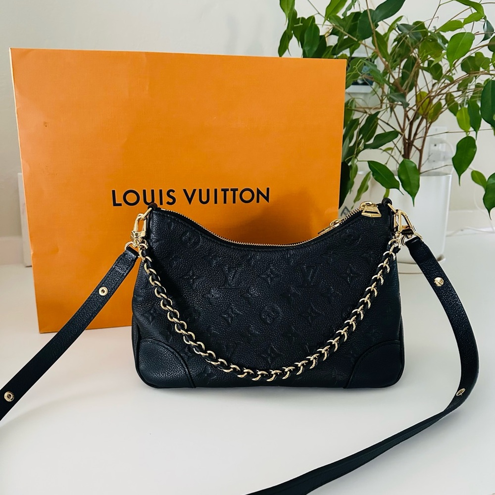 Louis Vuitton Boulogne PM in Black Monogram Leather - Picture 5 of 6